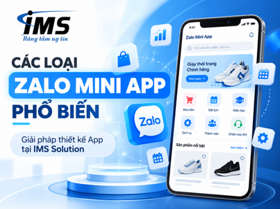 Các loại Zalo Mini App phổ biến nhất hiện nay được phát triển tại IMS Solution